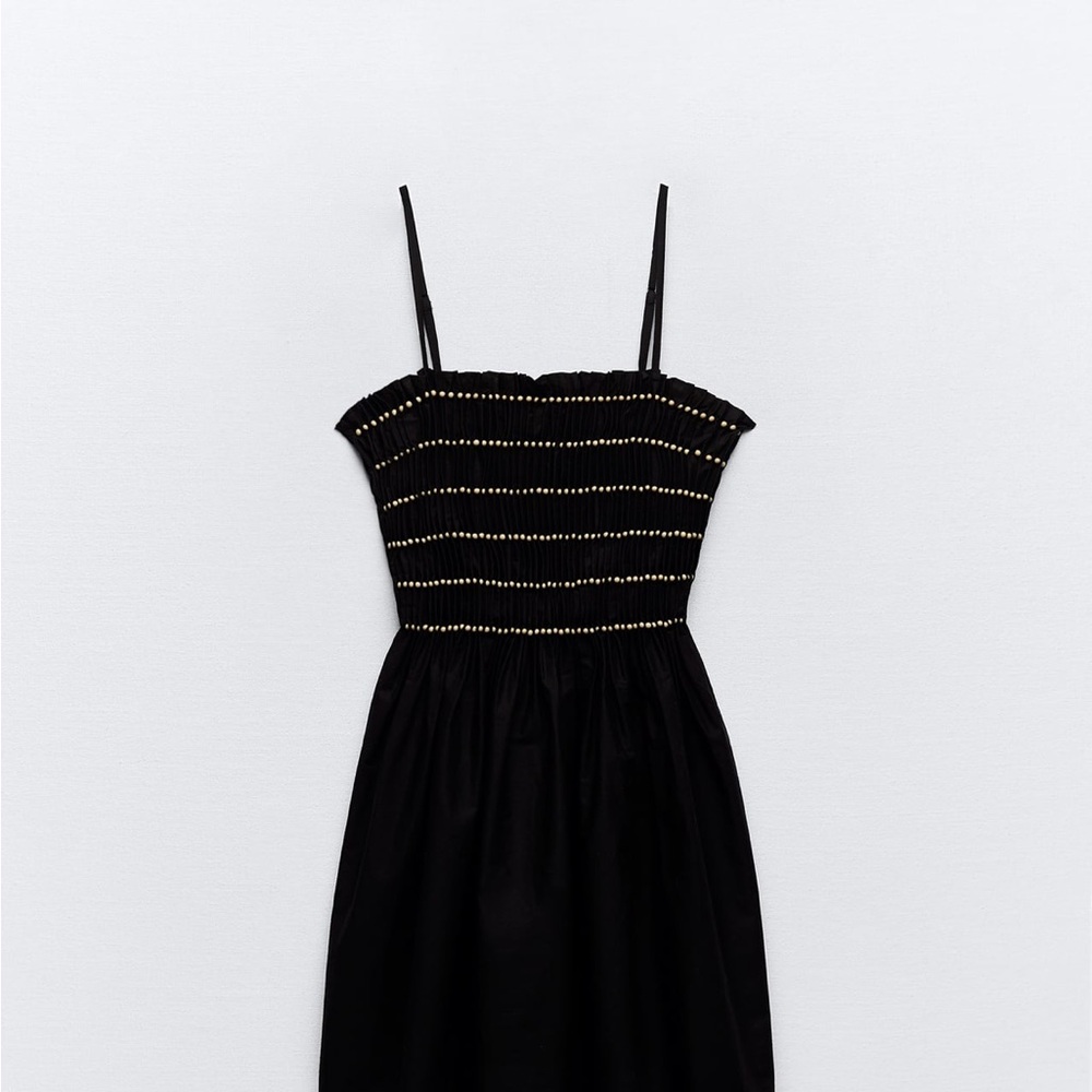 Black beaded dress